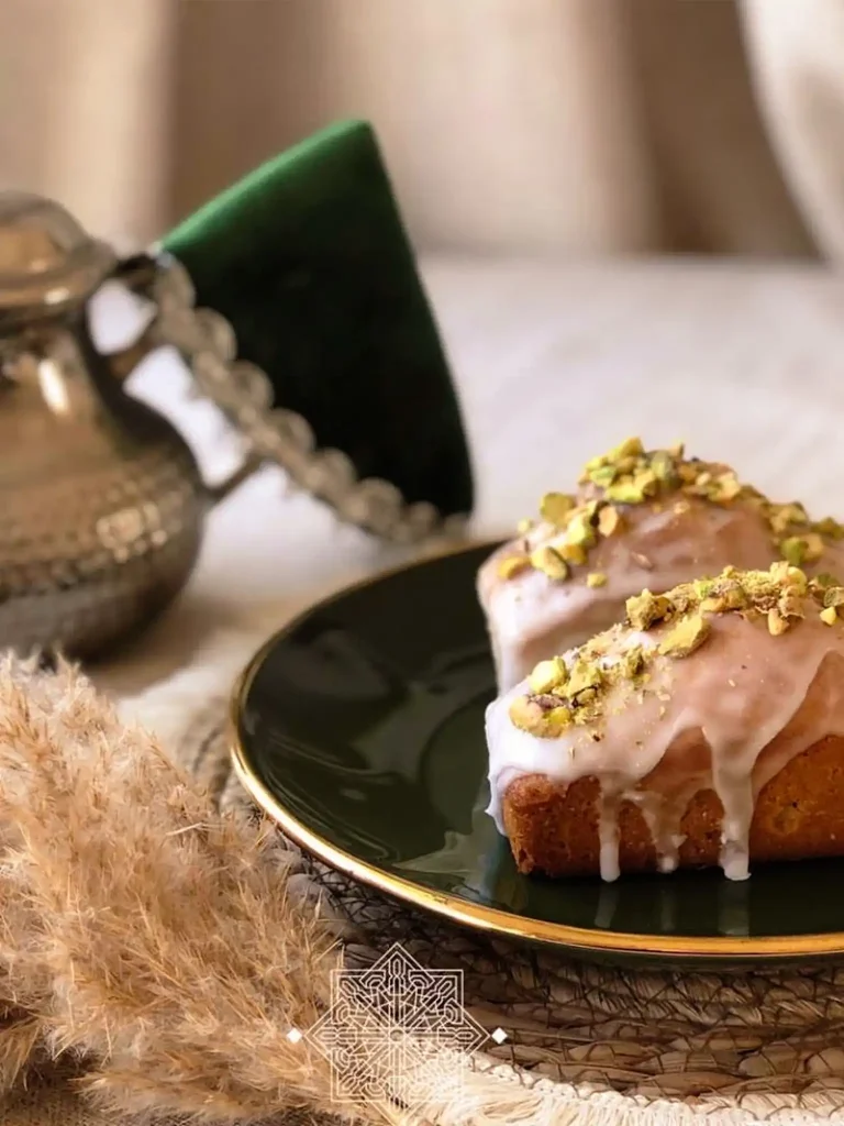 Gâteau du salon de thé marocain de Fleur d'Oranger